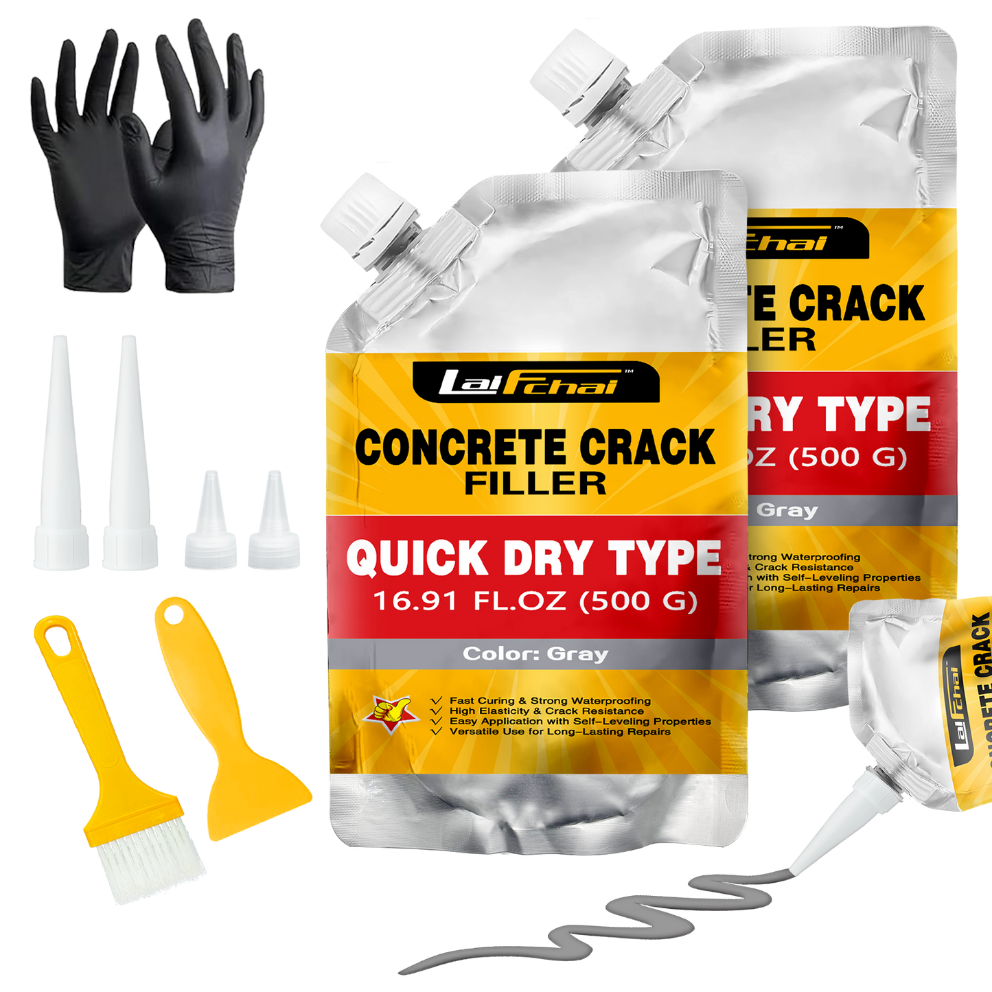 Concrete Crack Filler - 2 PCS