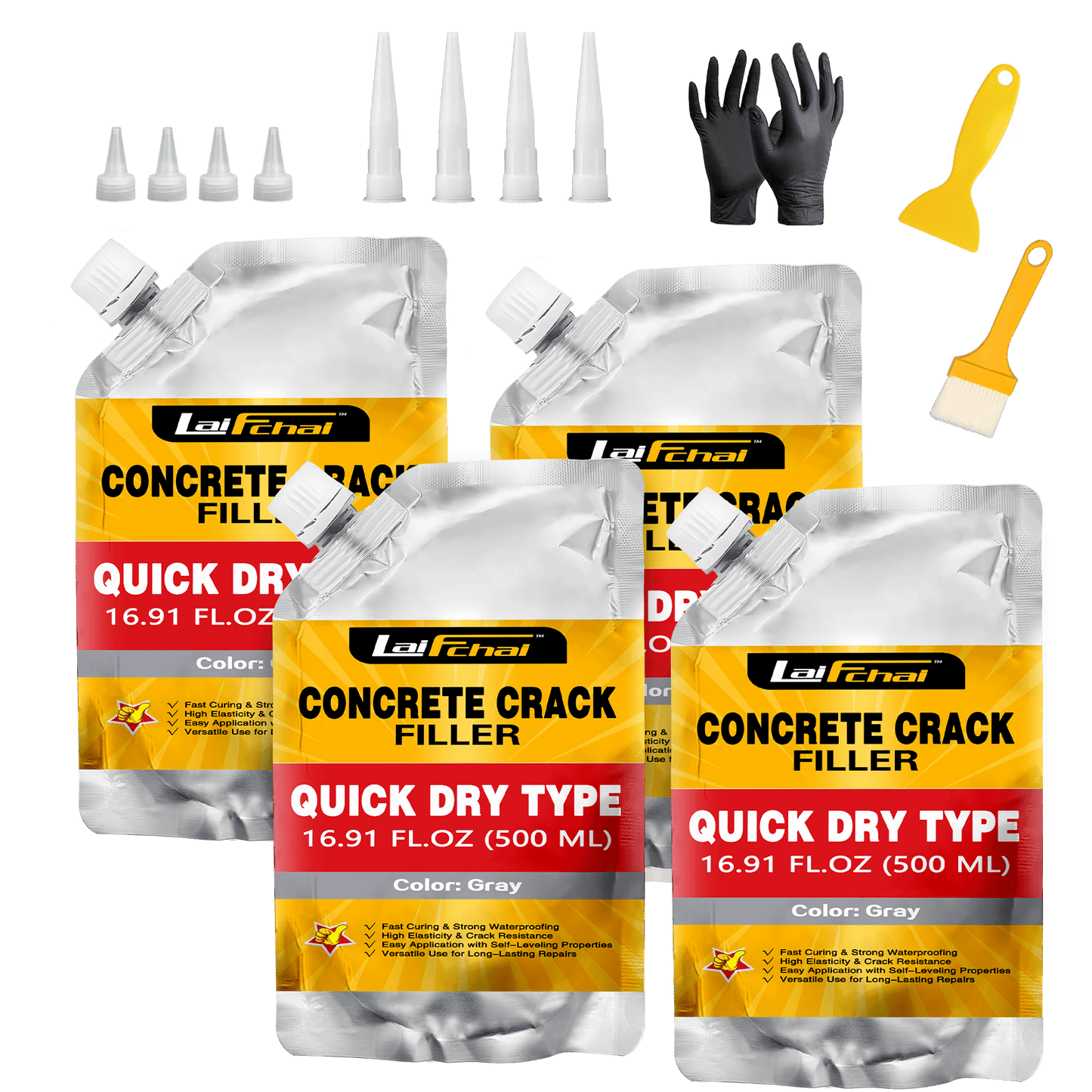 Concrete Crack Filler - 4 PCS - LaiFchai
