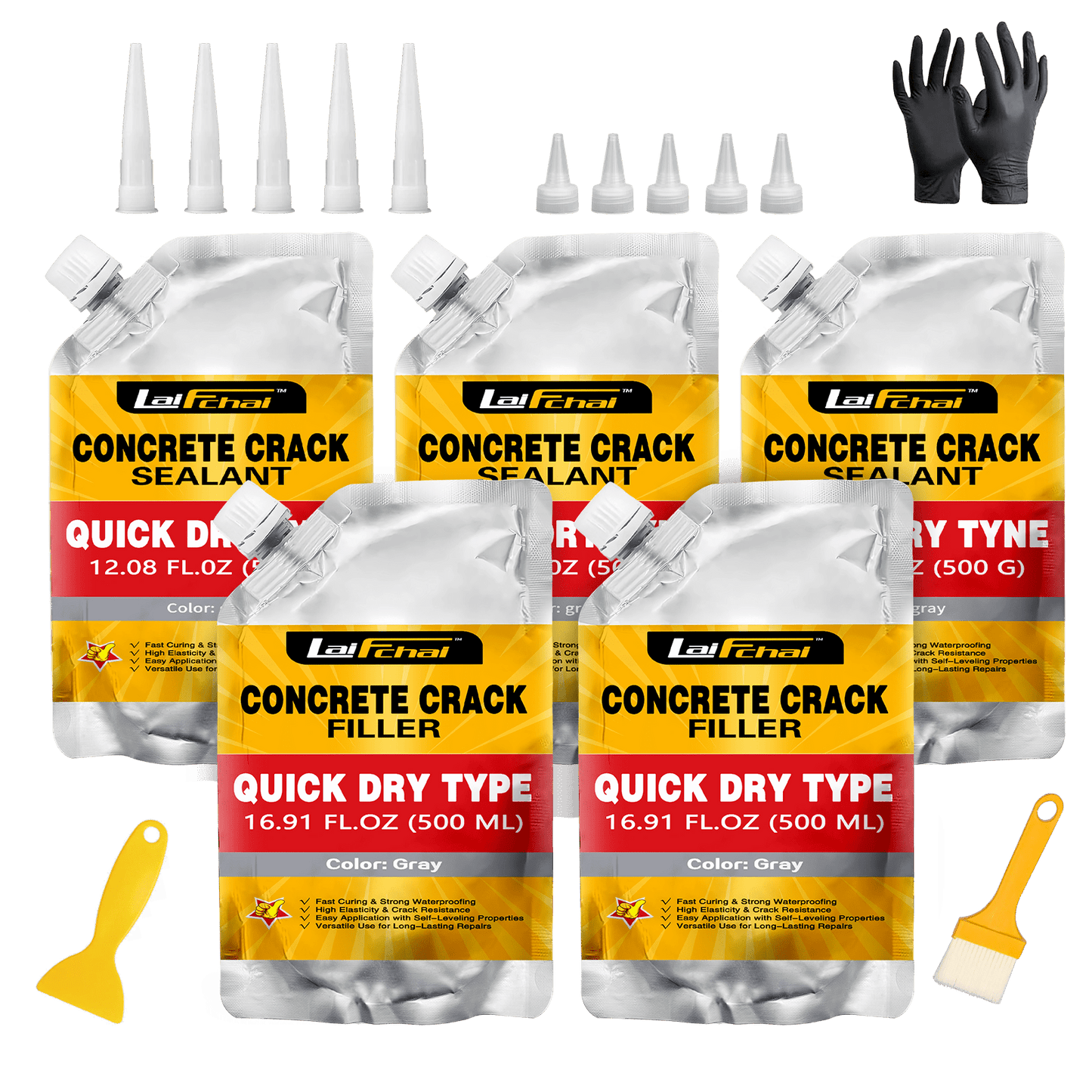 Concrete Crack Filler - 5 PCS - LaiFchai